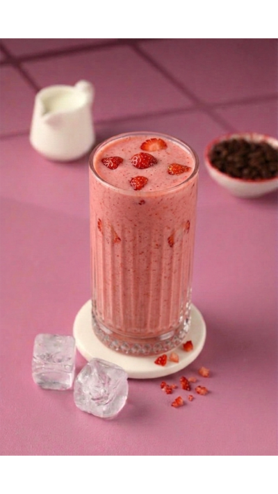 çilekli smoothie