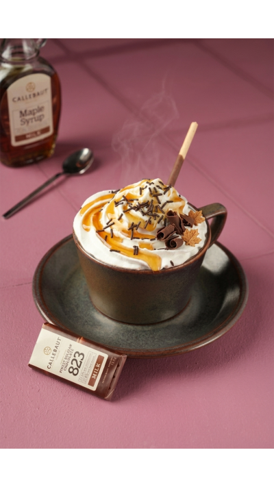 hot maple latte