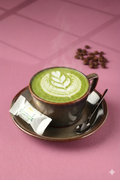 hot matcha